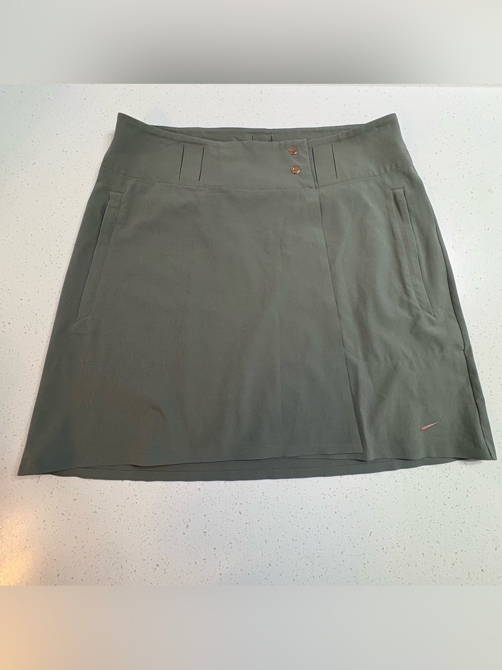 Nike Golf Skirt Dri-Fit Women's Gray Size 2 416646-015